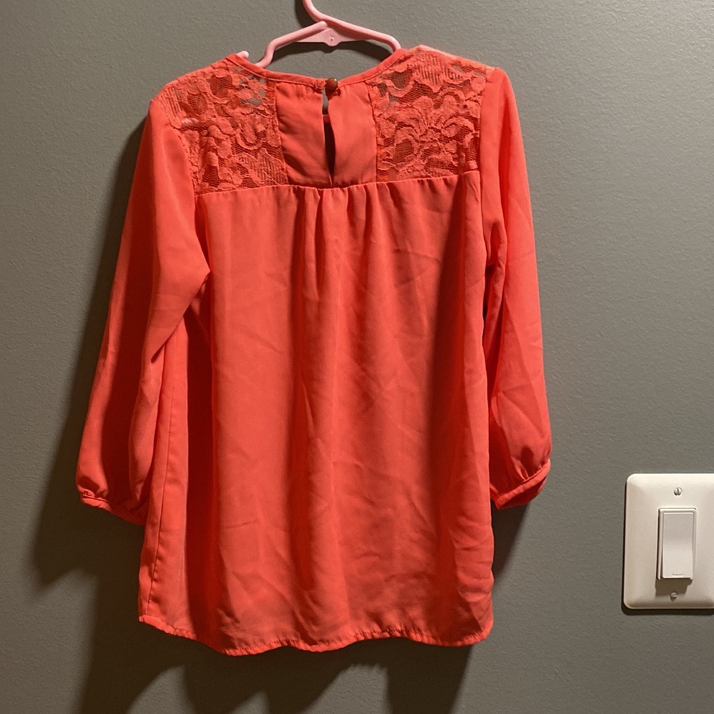 BRAND NEW GIRLS LONG SLEEVE SHIRT SIZE 8 NWT. SMOKE FREE HOME! - Picture 4 of 4